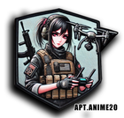 Военный шеврон Shevron.patch боевая аниме девушка с дроном на липучке (ANIME20)