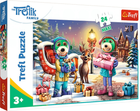 Puzzle Trefl Rodzina Treflików Zimowy czas z Treflikami Maxi 24 elementy (5900511143607)