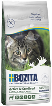 Sucha karma Bozita Active & Sterylized Grain free dla kotów aktywnych i sterylizowanych z jagnięciną 2 kg (7311030313217)