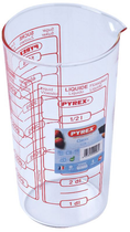 Kubek z miarką Pyrex Classic przezroczysty 500 g (3137610000964)