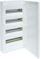 Корпус наружный пластиковая дверка Golf IP40/II Hager VS412PD 4*12 модулей ниша 647*282*99
