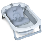 Дитяча силіконова ванночка El Camino з термометром ME 1151 Plus Gray