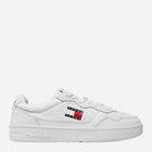 Sneakersy męskie skórzane Tommy Hilfiger EM0EM01443-ACG 42 Białe (8720637413012)