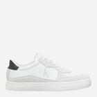 Sneakersy męskie zamszowe Calvin Klein YM0YM01100-01U 42 Białe (8720639477227)