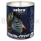 Емаль-ґрунт алкідна ZEBRA PROF 087Р 2,5 кг червоно-коричнева