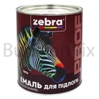 Емаль для підлоги ZEBRA PROF алкідна 2,5 кг 087Р червоно-коричнева