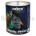 Емаль-ґрунт алкідна ZEBRA PROF 034Р 2,5 кг світло-зелена