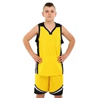 Форма баскетбольная LIDONG L044 (полиэстер, размер 4XL, Желтый-черный)
