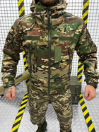 Тактична куртка Soft Shell з безліччю кишень та флісовою підкладкою Multicam XL