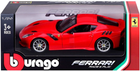 Metalowy model samochodu Bburago Ferrari F12 Tdf 1:24 Czerwony (4893993260218)