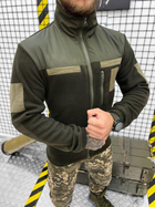 Тактична флісова кофта з кріпленням для шевронів Delta Tactical Fleece Olive XL