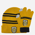 Дитячий комплект (шапка + рукавички) Distrineo Harry Potter - Kids Tactile Gloves and Hufflepuff Cap Set Жовтий (4895205601185)