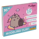 Пластилин Pusheen 10 цветов 200 г YES (540663)