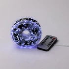 Гірлянда світлодіодна GarlandoPro 1000L100MGW Роса Нитка на 1000 LED зелена 100 м 8 режимів Білий (127-107-1000L100MGW)