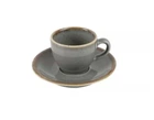 Кофейная чашка с блюдцем Porland Seasons Dark Gray 212109/DG (80мл)