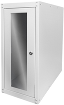 Корпус для комп'ютера DIGITUS з замком і коліщатками Light Grey (DN-CC 9001)