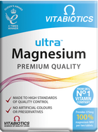 Suplement diety Vitabiotics Ultra Magnesium 375 mg 60 tabletek (5021265245697)