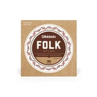 Струны для гитары D'Addario Folk Nylon 80/20 Bronze Ball End Black Treble (EJ34)