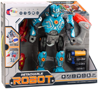 Robot do skręcania Lean Toys ze światłem i dźwiękiem 36.5 cm Turkusowy (5905991018742)