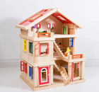 Большой кукольный домик с мебелью (ручная работа) TNWX-1269