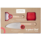 Набор ножей Opinel Le Petite Chef Красный (1013-204.66.91)