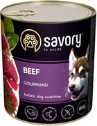 Вологий корм Savory для дорослих собак з яловичиною
