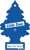 Ароматизатор LITTLE TREES Ёлка Новый автомобиль (7612720201860)