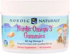 Жирні кислоти Nordic Naturals Омега-3 Omega-3 60 жувальних цукерок Мандариновий (768990301308)