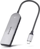 USB-хаб Real-El CQ-415 USB 3.0 Space Grey (EL123110001) - зображення 5