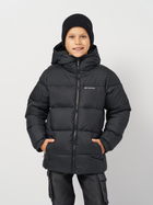 Детская зимняя стеганная куртка для мальчика Columbia Puffect Hooded Jacket 2096271-010 128-134 см Черная (990054823772_195981484090)