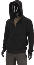 Тактичний Худі на молнії мілітарі Casual Zipped Hoodie 281z Black 2XL