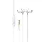 Вакуумні навушники Celebrat G4 провідні з мікрофоном Mini-Jack 3.5 mm White (7_01323)