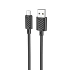 Зарядний кабель HOCO X88 Magic Silicone MicroUSB 1m Black