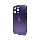 Защитный чехол-накладка AG Glass Matt Frame Color Logo для Apple iPhone 13 Pro Deep Purple (AGMattFrameiP13PPurple)