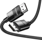 Кабель DisplayPort 1.4 Ugreen DP114 DP Male to Male 8K Round Cable ABS Shell Braid 1.5m Black (UGR-80391)