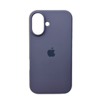 Защитный чехол-накладка Silicone Full Case AA Open Cam для Apple iPhone 16 Lavender Grey (FullOpeAAi16-28)