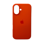 Защитный чехол-накладка Silicone Full Case AA Open Cam для Apple iPhone 16 Orange (FullOpeAAi16-52)