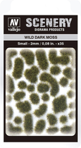 Trawa do dekoru Vallejo SC402 Scenery Wild Dark 2 mm x 35 (8429551986007)