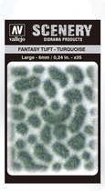 Трава для декору Vallejo SC432 Scenery Fantasy Tuft Turquoise 6 мм x 35 (8429551986304)