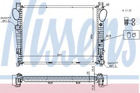 Радиатор MB SW 220(98-)S 280(+)[OE 220 500 14 03] Nissens (62774A)