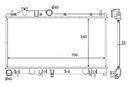 Радіатор NRF (59116)