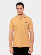 Koszulka polo męska Timberland TB0A26NF-EH31 M Jasnobrązowa (194902913558)