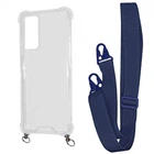Чехол с ремешком WAVE Clear Case with Strap для Xiaomi Redmi Note 11 Pro/Redmi Note 12 Pro 4G midnight blue