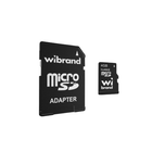Карта пам'яті microSDHC 4Гб Сlass 4 Wibrand + adapter SD