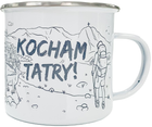 Kubek emaliowany TravelSet Kocham Tatry 450 ml (5907751196288)