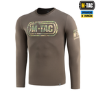 Футболка довгий рукав M-Tac Logo Dark Olive S 80067048-S