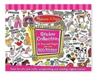 Тематический набор наклеек 500 шт для творческого декора Melissa & Doug "Для девочек" MD4247