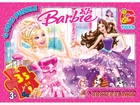 Пазлы G-Toys "Barbie" 35 элементов + постер 21 х 30 см BA001