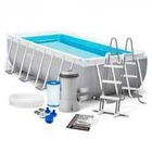 Каркасный прямоугольный бассейн Intex Prism Frame 8418 л 400х200х122 см с функциональными аксессуарами 26790 NP