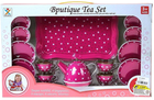 Zestaw herbaciany Adar Boutique Tea Set z tacą Różowy (5901271579002)